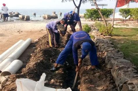 Cegah Banjir Pemkab Kepulauan Seribu Bangun Tiga Sumur Resapan Di