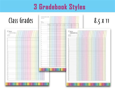 Printable Teacher Grade Sheet