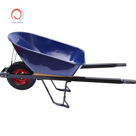 Extreme Durability Heavy-Duty Wheelbarrow with Steel Frame Handles