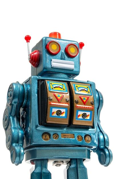 Premium Photo | Vintage tin robot toy