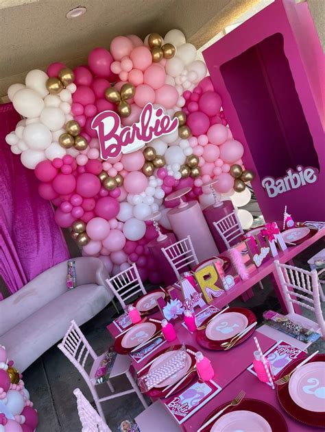 Girls Barbie Birthday Party Barbie Pool Party Barbie Theme Party