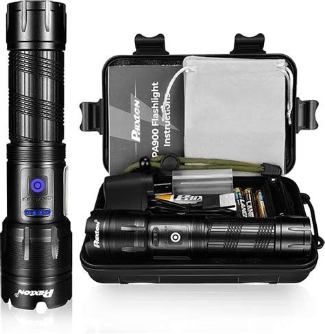 PHIXTON Rechargeable LED Flashlights High Lumens Powerful 10000 Lumen