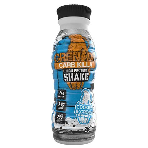 Carb Killa Cookies And Cream Protein Shake 330 Ml Grenade