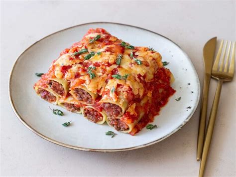 Italienischer Klassiker Diese Mit Hackfleisch Gefüllten Cannelloni Schmecken Der Ganzen Familie