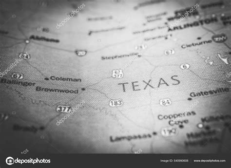 Texas State Map Stock Photo By ©aallm 540990608