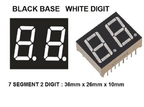 2 Digit Seven Segment Led Display At Rs 7piece Seven Segment Led