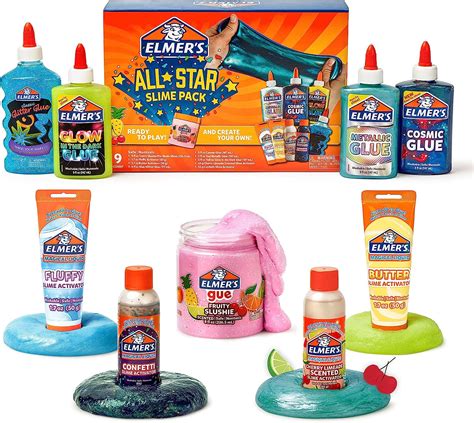 Amazon Elmer S Kit De Slime All Star Incluye Pegamento L Quido