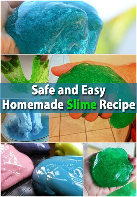 Kids Will Love This Safe And Easy Homemade Slime Recipe Diy And Crafts