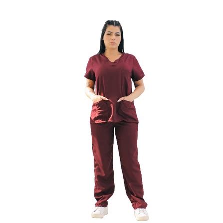 Pijama Cirugico Hospital Clinica Scrub Uniforme Profissional Gabardine