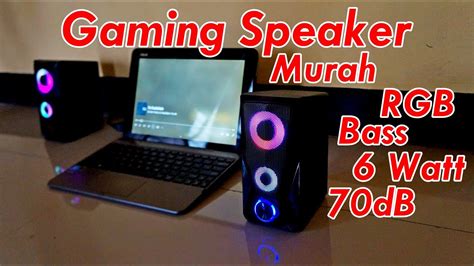 Speaker Pc Gaming Test Robot Rs Super Bass Portable Youtube