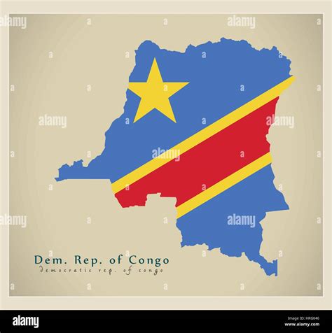 Mappa Della Repubblica Del Congo Immagini Vettoriali Stock Alamy