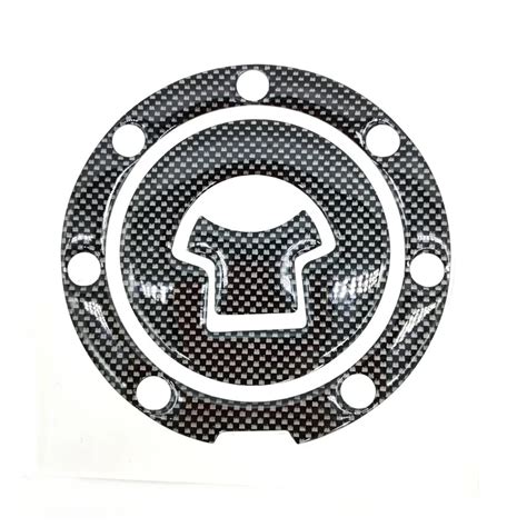 Universal Motorcycle Carbon Fiber Fuel Gas Oil Cap Tank Pad Tankpad