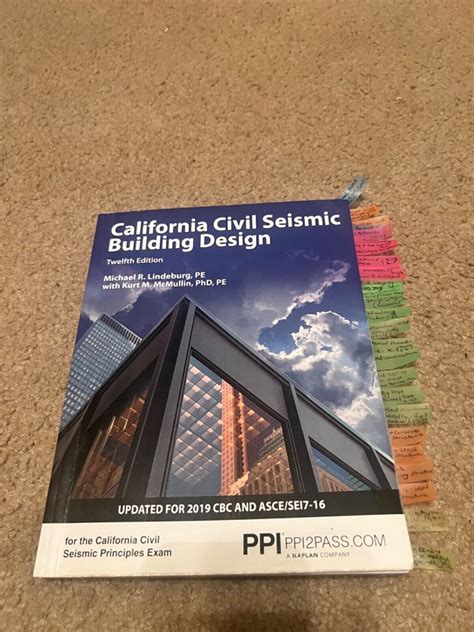 Ppi California Civil Seismic Building Design Th Edition