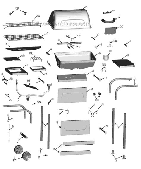 Char Broil 463741510 Parts List And Diagram