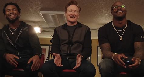 Conan O'Brien pairs Carolina, Denver players in 'Clueless Gamer' skit ...