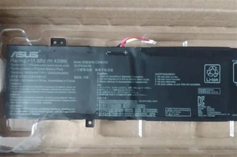 ASUS C31N1733 BATTERY Battery Type Lithium Ion 11 55v 42wh 3550