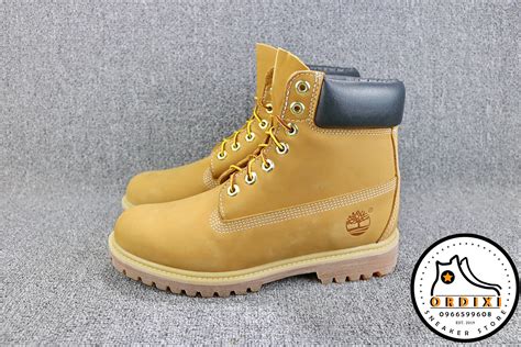 Giày Timberland 6 Inch Premium Mens Boots Wheat Nubuck Tb010061 Giá Rẻ