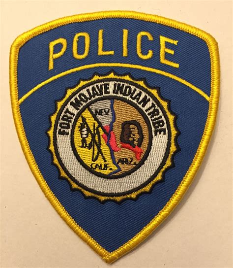 Fort Mojave Indian Tribe California Arizona Tribal Indian Police Sheriff Patch • 11 00 Police