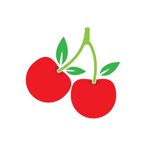 Cherry logo images 14833156 Vector Art at Vecteezy