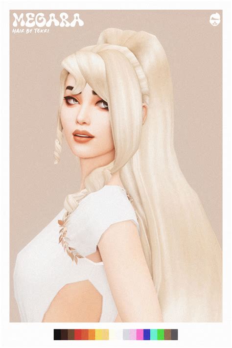 Megara Disney Hair By Tekri Sims Cc In Sims Hair Sims Sims