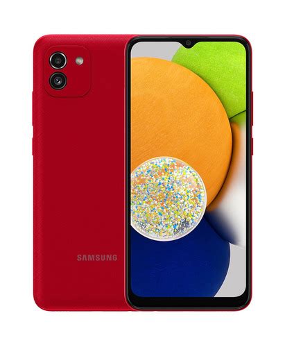 Samsung Galaxy A03 64 Gb Rojo 4 Gb Ram Dual Sim Cuotas Sin Interés