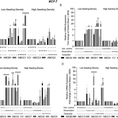 Cell Density Dependent Drug Induced Protein Expression Of The ABC