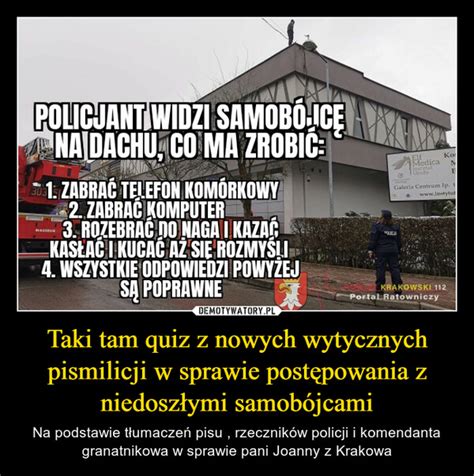 Taki tam quiz z nowych wytycznych pismilicji w sprawie postępowania z