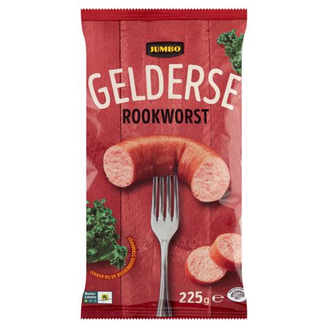 Jumbo Gelderse Rookworst 225g Aanbieding Bij Jumbo