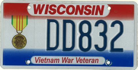 Dav Military Honor Plates