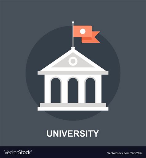 University Royalty Free Vector Image - VectorStock