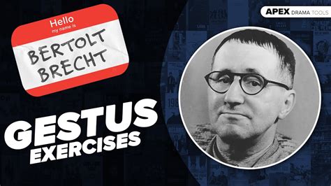 BRECHT Gestus Exercises - YouTube