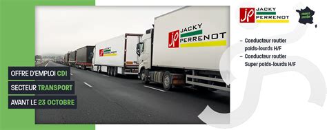 OFFRE D EMPLOI Conducteur Routier Super Poids Lourds H F