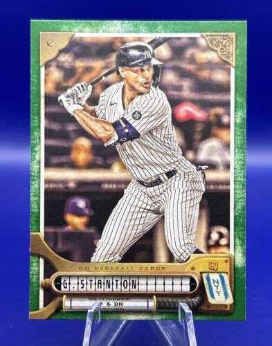 Topps Gypsy Queen Giancarlo Stanton Green Parallel New York