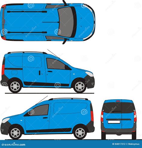 Dacia Dokker Passenger Van Royalty Free Vector Image Atelier