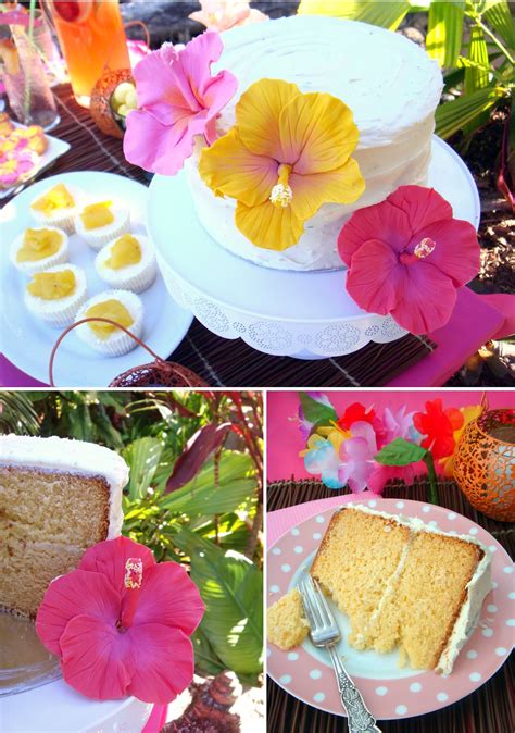 Hibiscus Flower Cake