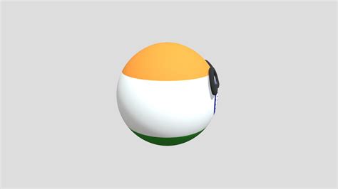 India Country Ball Download Free 3d Model By Countryboi D162caa