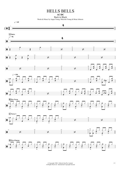 Hells Bells Tab by AC/DC (Guitar Pro) - Full Score | mySongBook