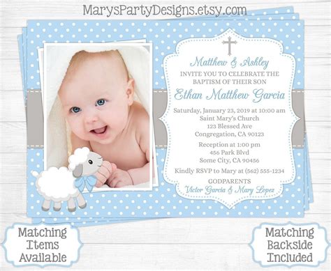 Template For Christening Invitation Card • Business Template Ideas