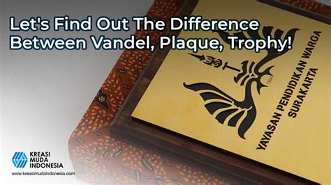 difference  vandel plaque trophy