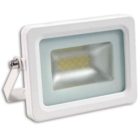 Faro Led Slim Esterno Ip Scocca Bianca Watt Luce Naturale K