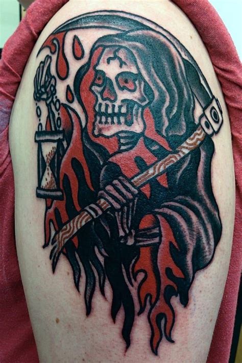 Traditional Reaper Tattoos