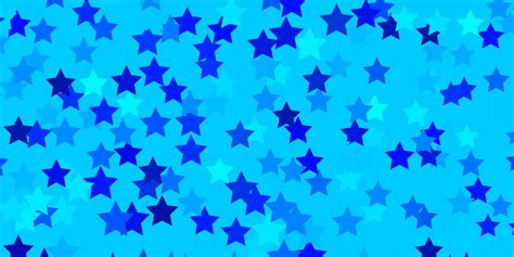 Light Blue Vector Texture With Beautiful Stars Vector Art At