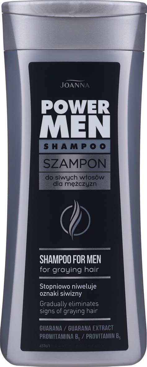 Joanna Power Graying Hair Shampoo For Men Man Shampoo For Grey Hair Makeup