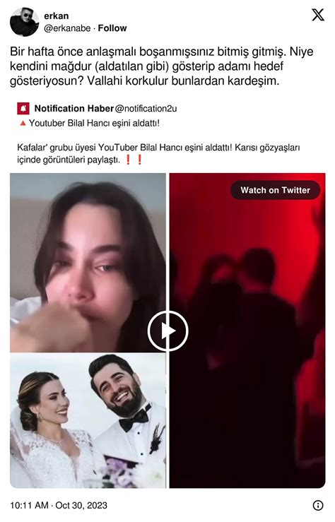 Bilal Hancı'nın Aldatma Videosunu İfşaladığı için Esin Çepni'yi Mağduru