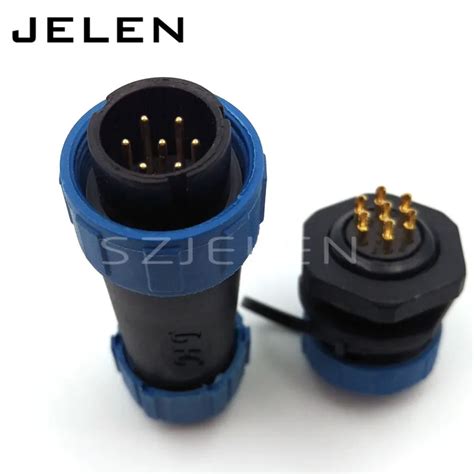 Sy Pins Military Led Circular Push Pull Plastic Waterproof