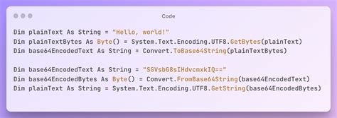 How To Use Base64 Encoding And Decoding In Visual Basic Itoolkit