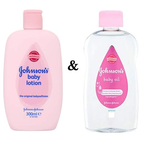 Johnsons Baby 300 Ml Baby Lotion And Johnsons Baby Oil 500ml By Johnsons