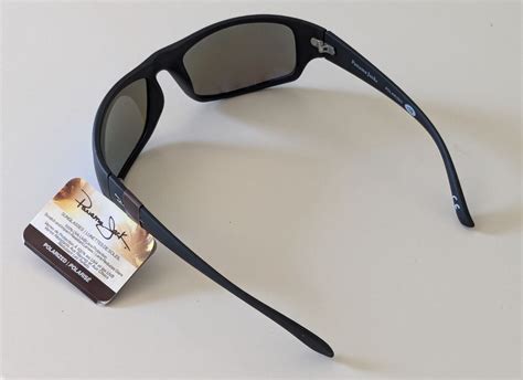 Black Wrap Sunglasses Panama Jack Polarized 19386po400 Fwg Blue Mirrored Comfort Ebay