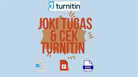 JASA PENGETIKAN DAN CEK PLAGIASI TURNITIN