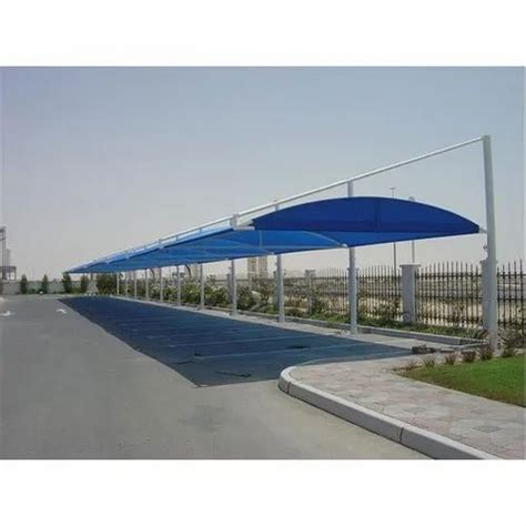 Blue Tensile Fabric Car Parking Shed, Thickness: 1 to 2 mm at ₹ 600 ...